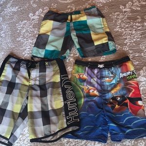 3 pairs boys swim shorts